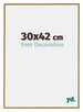 Evry Plastique Cadre Photo 30x42cm Hêtre Clairo De Face Mesure | Yourdecoration.fr