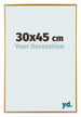 Evry Plastique Cadre Photo 30x45cm Or De Face Mesure | Yourdecoration.fr