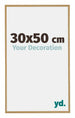 Evry Plastique Cadre Photo 30x50cm Hêtre Clairo De Face Mesure | Yourdecoration.fr