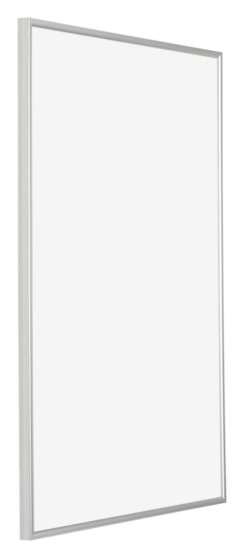 Evry Plastique Cadre Photo 32x45cm Argent De Face Oblique | Yourdecoration.fr