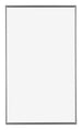 Evry Plastique Cadre Photo 33x48cm Argent De Face | Yourdecoration.fr