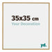 Evry Plastique Cadre Photo 35x35cm Hêtre Clairo De Face Mesure | Yourdecoration.fr