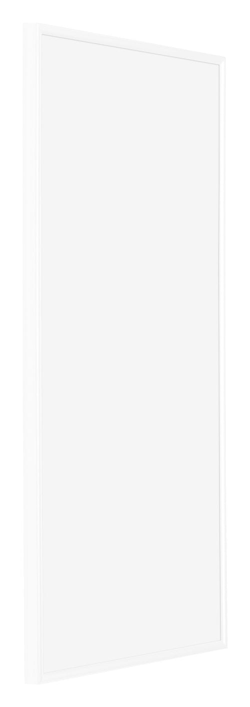 Evry Plastique Cadre Photo 40x80cm Blanc Brillant De Face Oblique | Yourdecoration.fr