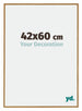 Evry Plastique Cadre Photo 42x60cm Hêtre Clairo De Face Mesure | Yourdecoration.fr