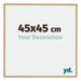 Evry Plastique Cadre Photo 45x45cm Hêtre Clairo De Face Mesure | Yourdecoration.fr
