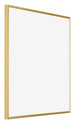 Evry Plastique Cadre Photo 45x45cm Or De Face Oblique | Yourdecoration.fr