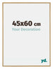 Evry Plastique Cadre Photo 45x60cm Hêtre Clairo De Face Mesure | Yourdecoration.fr