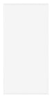 Evry Plastique Cadre Photo 45x80cm Blanc Brillant De Face | Yourdecoration.fr