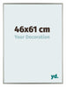 Evry Plastique Cadre Photo 46x61cm Champagne De Face Mesure | Yourdecoration.fr