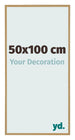 Evry Plastique Cadre Photo 50x100cm Hêtre Clair De Face Mesure | Yourdecoration.fr