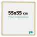 Evry Plastique Cadre Photo 55x55cm Hêtre Clairo De Face Mesure | Yourdecoration.fr