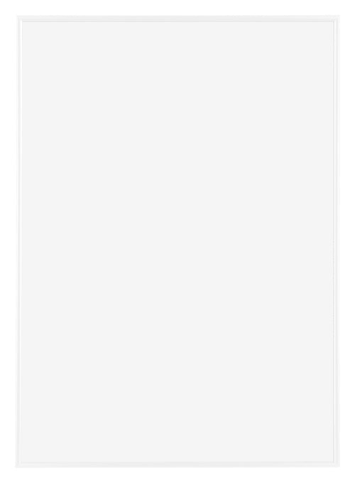 Evry Plastique Cadre Photo 59 4x84cm A1 Blanc Brillant De Face | Yourdecoration.fr