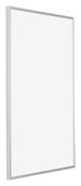 Evry Plastique Cadre Photo 60x90cm Argent De Face Oblique | Yourdecoration.fr