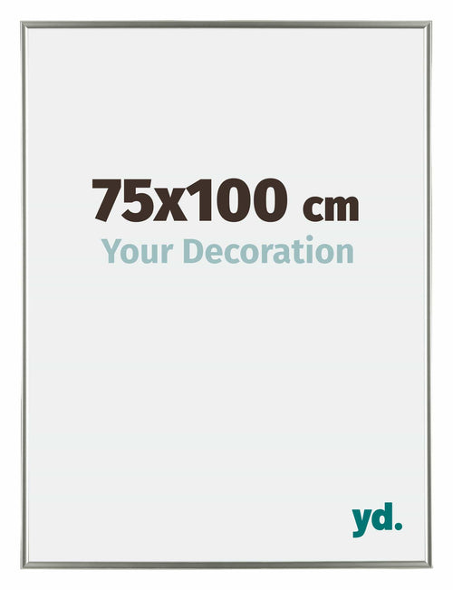 Evry Plastique Cadre Photo 75x100cm Champagne De Face Mesure | Yourdecoration.fr