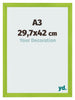 Cadre Photo A3 - 29,7x42 cm - Vert - MDF - Pisa