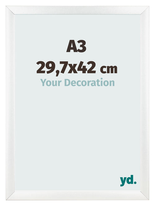 Cadre Photo A3 - 29,7x42 cm - Blanc Mat - MDF - Pisa