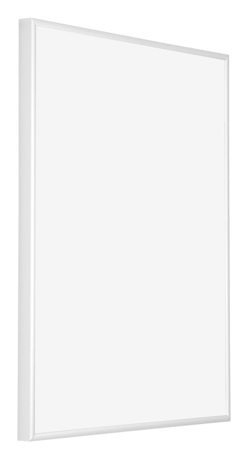 Kent Aluminium Cadre Photo 24x30cm Blanc Brillant De Face Oblique | Yourdecoration.fr