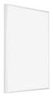 Kent Aluminium Cadre Photo 28x35cm Blanc Brillant De Face Oblique | Yourdecoration.fr