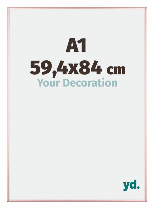 Kent Aluminium Cadre Photo 59 4x84cm A1 Cuivre De Face Mesure | Yourdecoration.fr