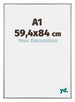 Kent Aluminium Cadre Photo 59 4x84cm A1 Platine De Face Mesure | Yourdecoration.fr