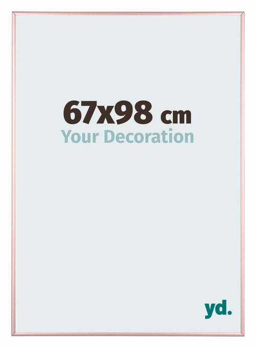 Kent Aluminium Cadre Photo 67x98cm Cuivre De Face Mesure | Yourdecoration.fr