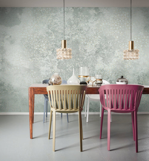 Komar Obfuscated Ornament Intisse Papier Peint 400x250cm 4 bandes interieur | Yourdecoration.fr