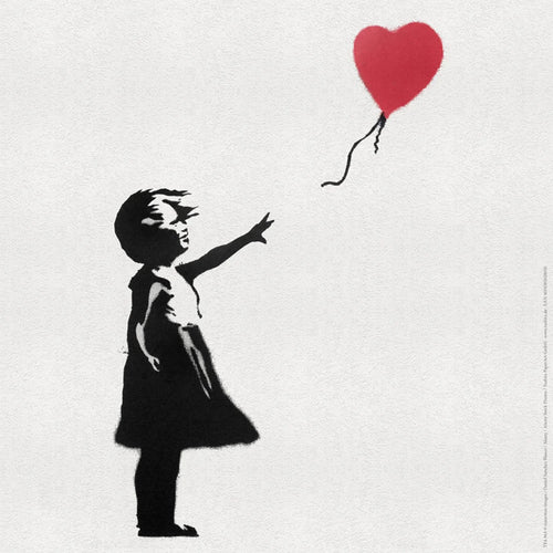 Affiche Art Banksy - Girl with Balloon 50x50cm