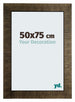 Leeds Bois Cadre Photo 50x75cm Champagne Brosse De Face Mesure | Yourdecoration.fr