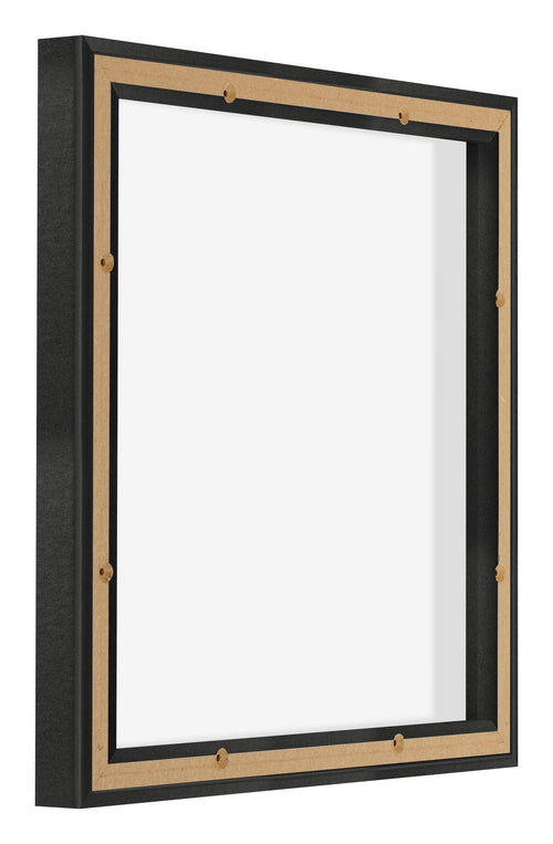 Lyon MDF Baklijst 1 1 Noir Mat Arriere Oblique | Yourdecoration.fr