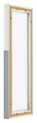 Lyon MDF Baklijst 1 3 Blanc Mat Arriere Oblique | Yourdecoration.fr
