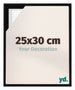 Lyon MDF Baklijst 25x30cm Noir Mat De Face Mesure | Yourdecoration.fr