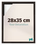 Lyon MDF Baklijst 28x35cm Chene Fonce De Face Mesure | Yourdecoration.fr