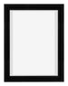 Lyon MDF Baklijst 3 4 Noir Mat De Face | Yourdecoration.fr