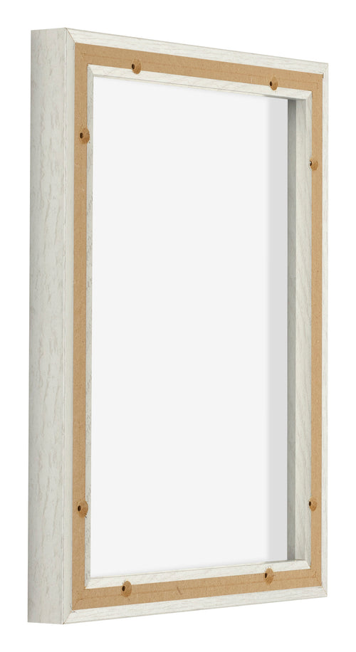 Lyon MDF Baklijst 3 4 White Wash Arriere Oblique | Yourdecoration.fr