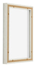 Lyon MDF Baklijst 3 4 White Wash Arriere Oblique | Yourdecoration.fr