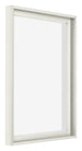 Lyon MDF Baklijst 4 5 Blanc Mat De Face Oblique | Yourdecoration.fr
