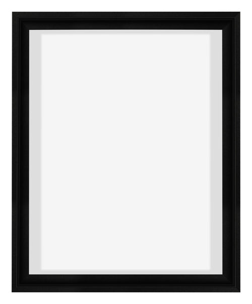 Lyon MDF Baklijst 4 5 Noir Mat De Face | Yourdecoration.fr