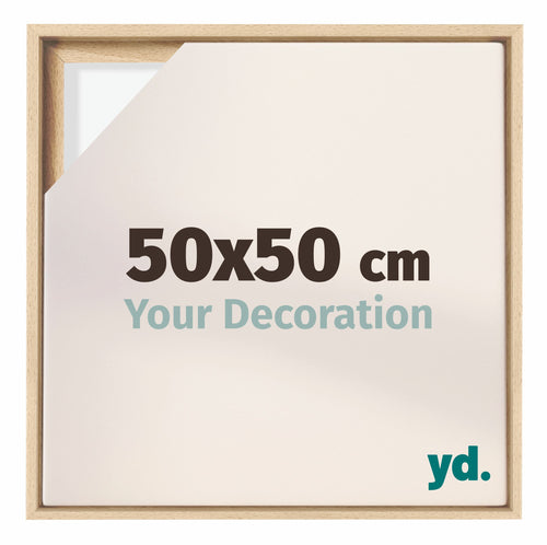 Lyon MDF Baklijst 50x50cm Hetre De Face Mesure | Yourdecoration.fr