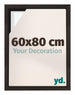 Lyon MDF Baklijst 60x80cm Chene Fonce De Face Mesure | Yourdecoration.fr