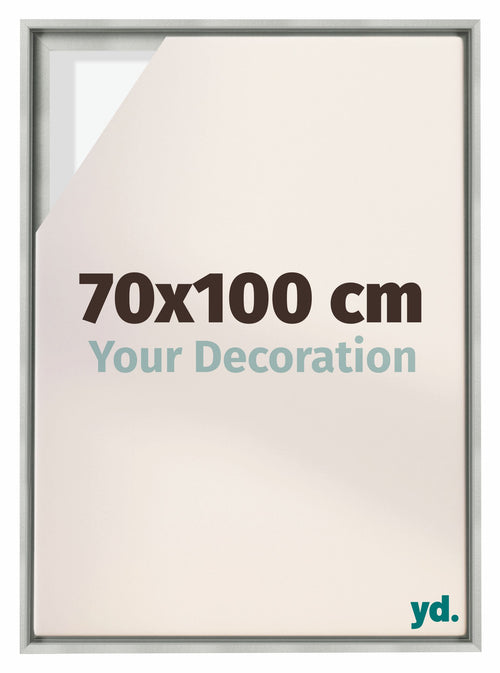 Lyon MDF Baklijst 70x100cm Argent Mat De Face Mesure | Yourdecoration.fr