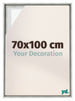 Lyon MDF Baklijst 70x100cm Argent Mat De Face Mesure | Yourdecoration.fr