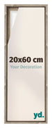 Lyon MDF Cadre Flottant 20x60cm Chene Sonoma De Face Mesure | Yourdecoration.fr