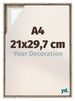 Lyon MDF Cadre Flottant 21x29 7cm A4 Chene Sonoma De Face Mesure | Yourdecoration.fr
