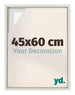 Lyon MDF Cadre Flottant 45x60cm White Wash De Face Mesure | Yourdecoration.fr