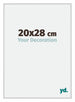 Miami Aluminium Cadre Photo 20x28cm Argent Mat De Face Mesure | Yourdecoration.fr