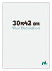 Miami Aluminium Cadre Photo 30x42cm Argent Mat De Face Mesure | Yourdecoration.fr