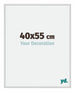 Miami Aluminium Cadre Photo 40x55cm Argent Mat De Face Mesure | Yourdecoration.fr