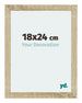 Mura MDF Cadre Photo 18x24cm Chêne Sonoma De Face Mesure | Yourdecoration.fr