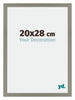 Mura MDF Cadre Photo 20x28cm Gris De Face Mesure | Yourdecoration.fr