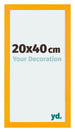 Mura MDF Cadre Photo 20x40cm Jaune De Face Mesure | Yourdecoration.fr